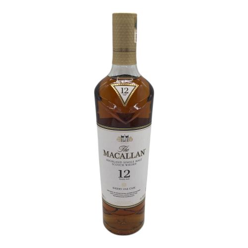 マッカラン (MACALLAN) スコッチウィスキー 700ml シェリーオークカスク 12年 未開封