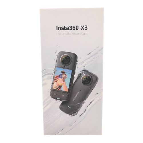 Insta360 (インスタ360) アクションカメラ 静止画解像度 11968×5984メモリー 動画解像度 5760×2880 microSDHCカード microSDXCカード 2.29 インチ X3 -