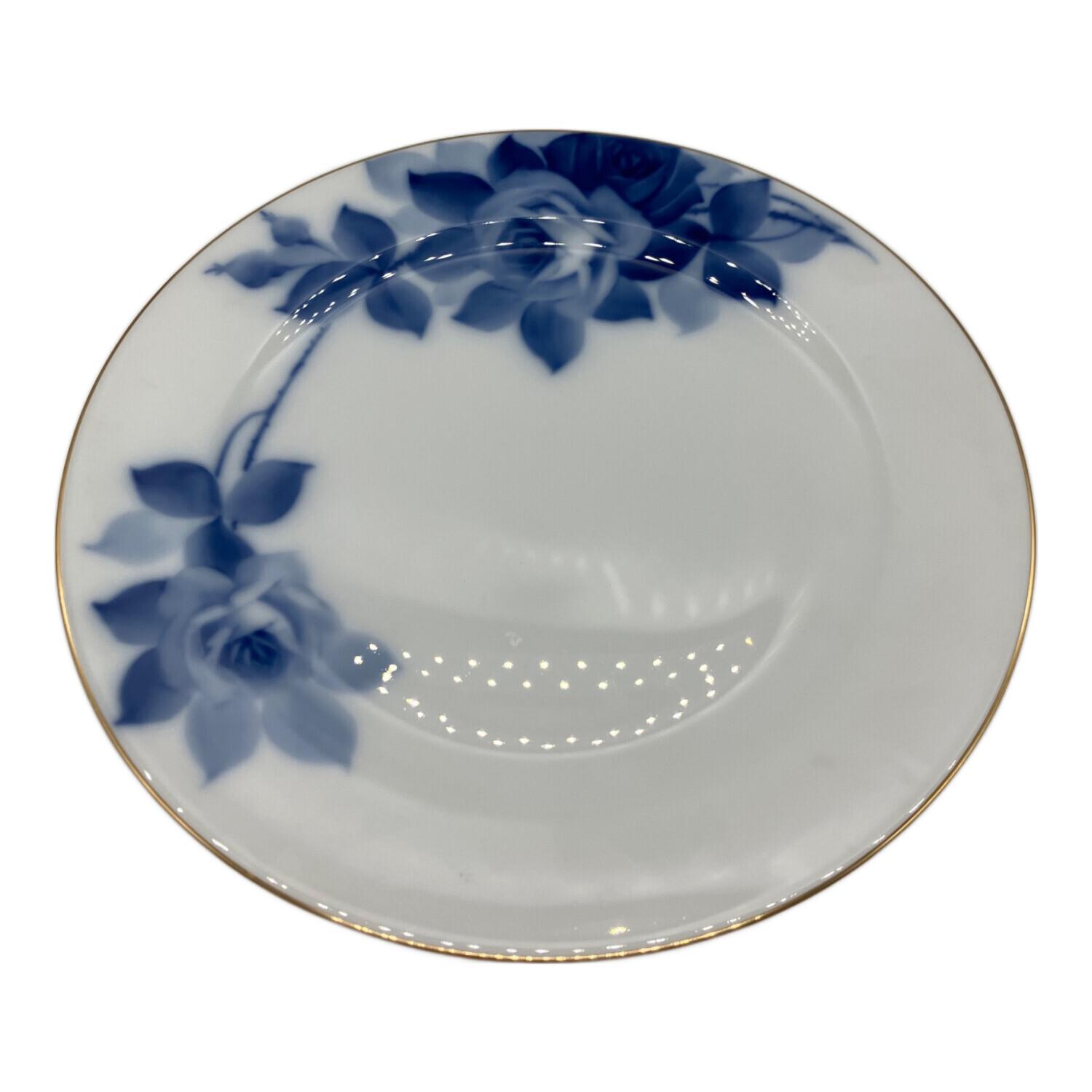 大倉陶園 (オオクラトウエン) プレート 26cm ブルーローズ(8011