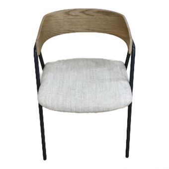 UNICO (ウニコ) ダイニングチェアー アイボリー ELEMT