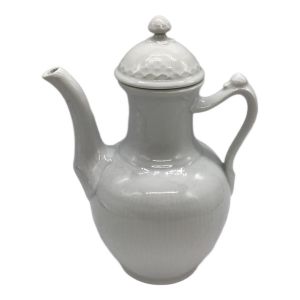 ROYAL COPENHAGEN (ロイヤル・コペンハーゲン) コーヒーポット ホワイトハーフレース
