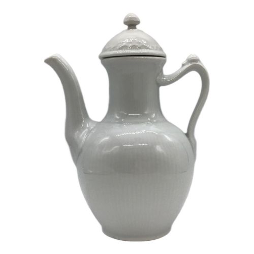ROYAL COPENHAGEN (ロイヤル・コペンハーゲン) コーヒーポット ホワイトハーフレース