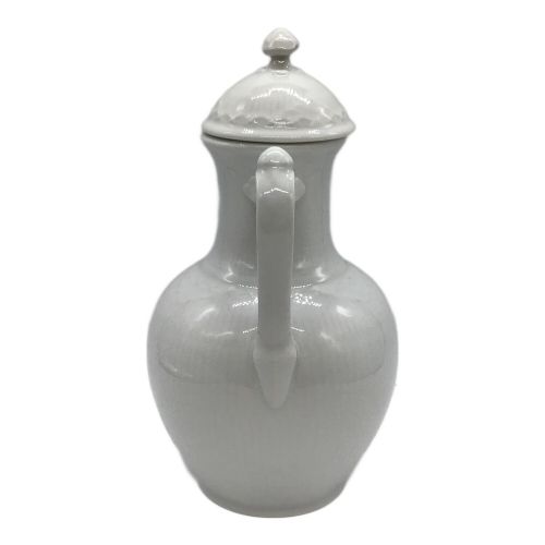 ROYAL COPENHAGEN (ロイヤル・コペンハーゲン) コーヒーポット ホワイトハーフレース