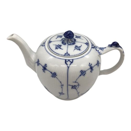 ROYAL COPENHAGEN (ロイヤル・コペンハーゲン) ティーポット ブルーフルーテッド・プレイン
