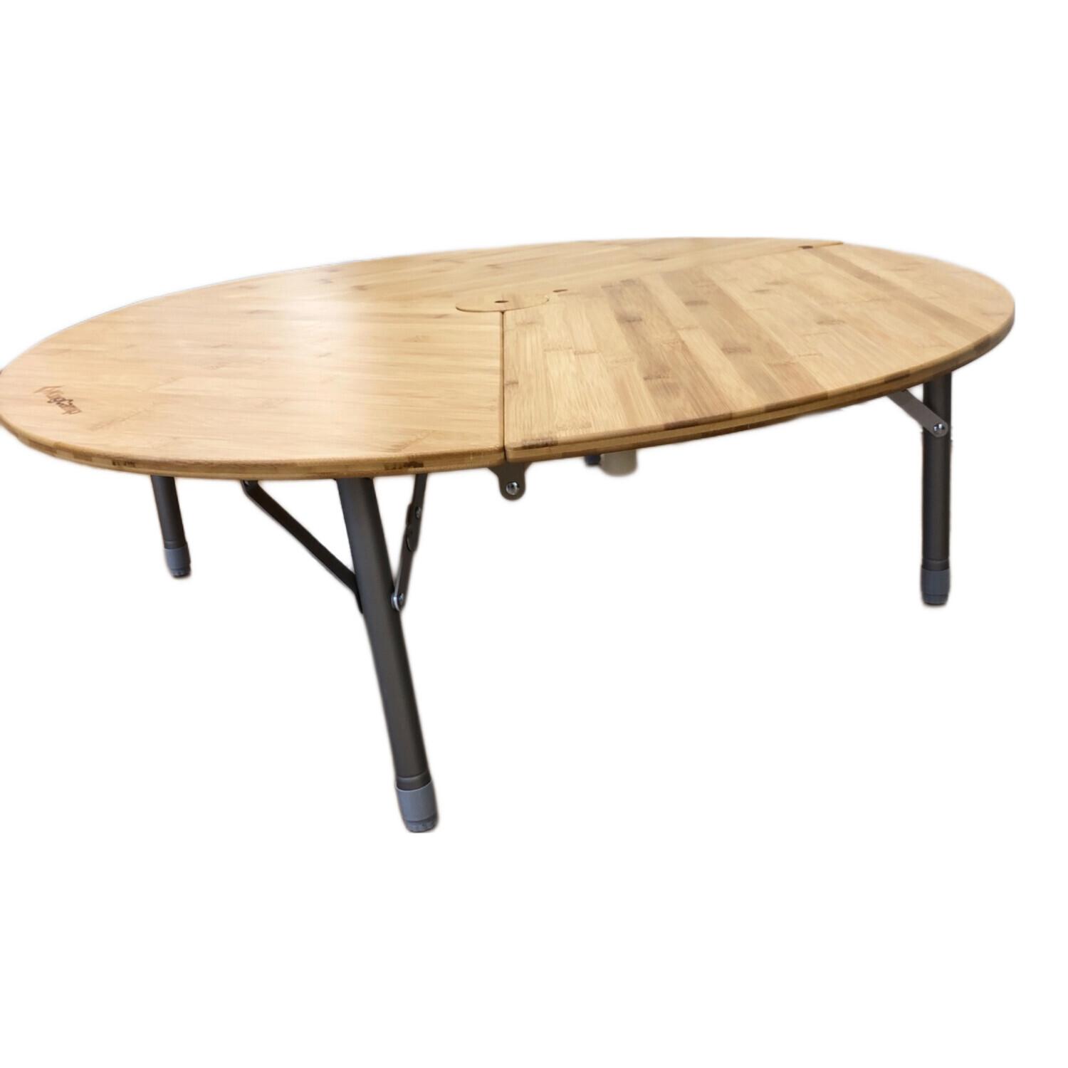 Kingcamp 丸テーブル ワンポールテントテーブル 95x40×30～40cm 丸型