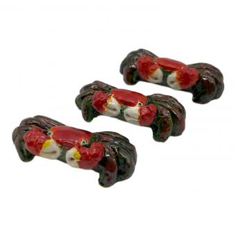 水月焼 (スイゲツヤキ) 箸置きセット 蟹 恒悦 3Pセット