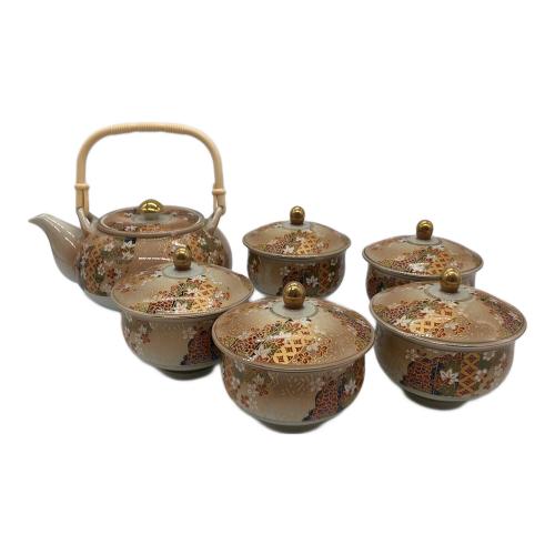 有田焼 (アリタヤキ) 湯呑み揃え ▲ 花みずき 急須1・湯呑み5セット