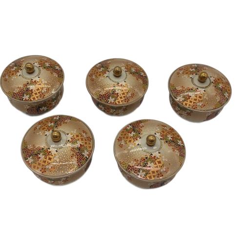 有田焼 (アリタヤキ) 湯呑み揃え ▲ 花みずき 急須1・湯呑み5セット