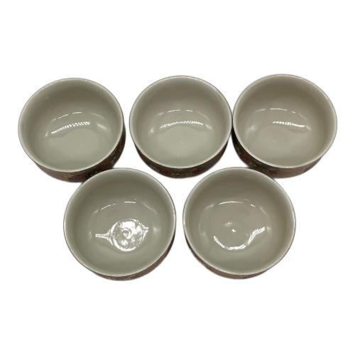 有田焼 (アリタヤキ) 湯呑み揃え ▲ 花みずき 急須1・湯呑み5セット