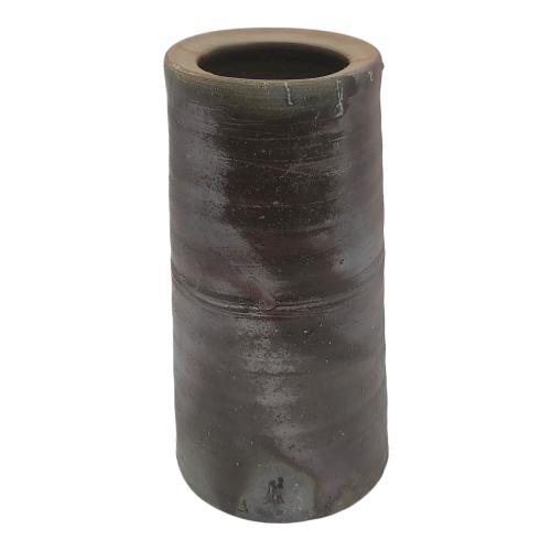 備前焼 (ビゼンヤキ) 花瓶 ブラウン