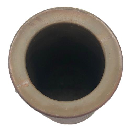 備前焼 (ビゼンヤキ) 花瓶 ブラウン