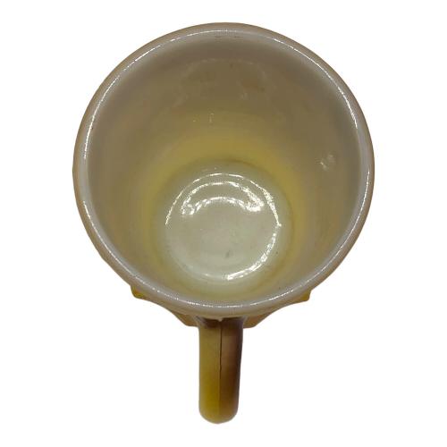 Fire King (ファイヤーキング) マグカップ イエロー×ブラウン 60's~70’sロゴ