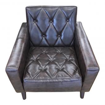 karimoku (カリモク) ロビーチェア ブラウン 1シーター