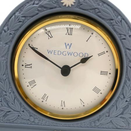 Wedgwood (ウェッジウッド) 置時計 ジャスパー ペールブルー