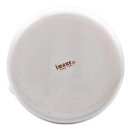 imane (イマン) ホーローケトル 1.5L ホワイト×ブルー 花柄 ポワージュ