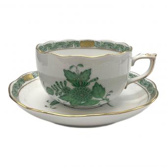 Herend (ヘレンド) カップ&ソーサー ▲ アポニーグリーン