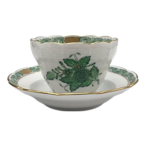 Herend (ヘレンド) ジャパニーズカップ＆ソーサー アポニーグリーン