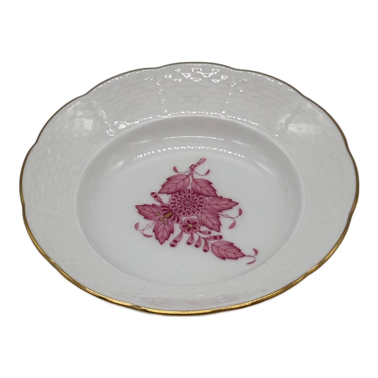 HEREND ヘレンド　アポニーピンク②プレート皿　25cm２枚 Herend (ヘレンド) プレート △ アポニーピンク オリエンタルボール