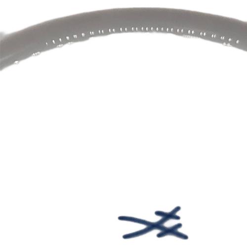 Meissen (マイセン) デザートプレート 波の戯れホワイト