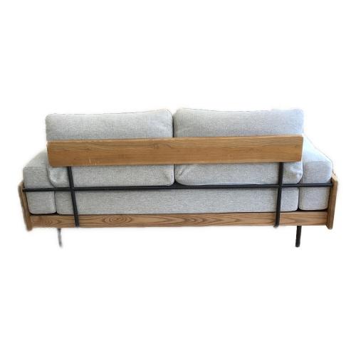 UNICO (ウニコ) 2人掛けソファー グレー オットマン付 TREL covering sofa 25S