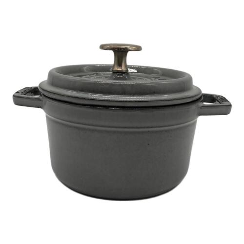 Staub (ストウブ) ピコ・ココット ラウンド グレー 14cm 40509-475