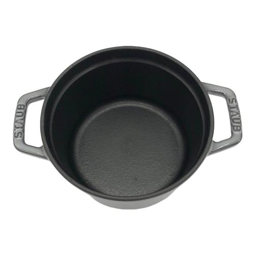 Staub (ストウブ) ピコ・ココット ラウンド グレー 14cm 40509-475