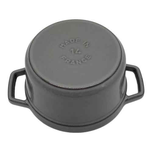 Staub (ストウブ) ピコ・ココット ラウンド グレー 14cm 40509-475
