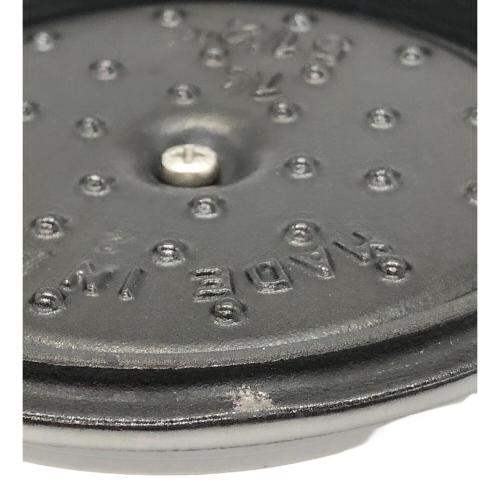 Staub (ストウブ) ピコ・ココット ラウンド グレー 14cm 40509-475