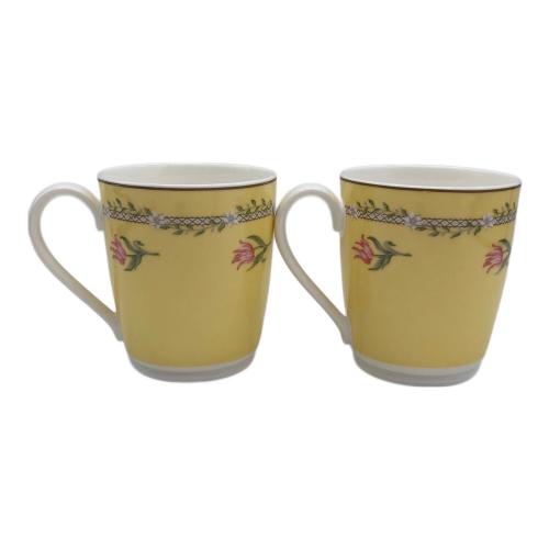 TIFFANY & Co. (ティファニー) マグカップ イエロー Pink Tulip 2Pセット