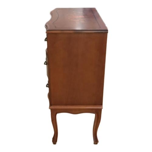 チェスト ブラウン  3段 猫脚