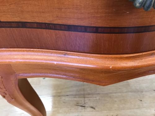 チェスト ブラウン  3段 猫脚