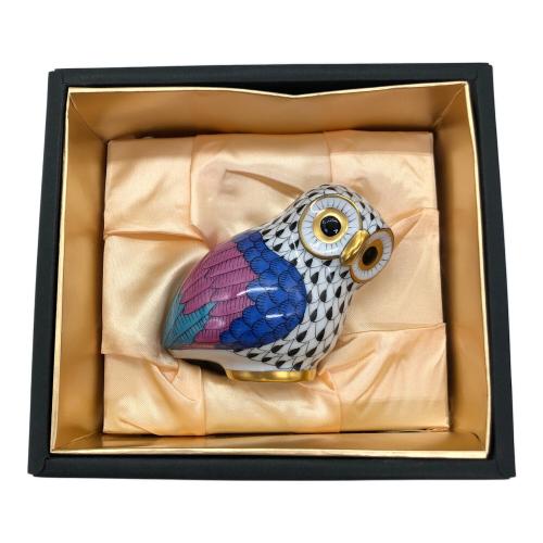 Herend (ヘレンド) フィギュリン ヘレンドふくろうクラブ No236/3000 世界のふくろうコレクション コリントのふくろう ▲