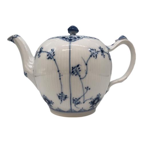 ROYAL COPENHAGEN (ロイヤル・コペンハーゲン) ティーポット ブルーフルーテッド・プレイン