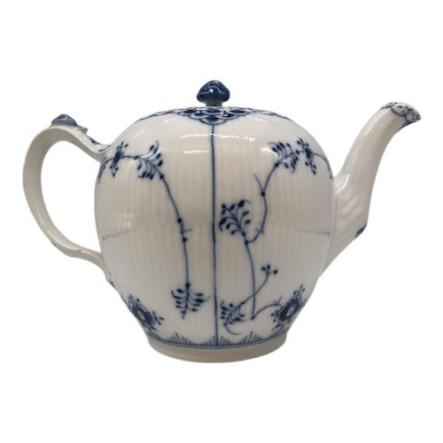 ROYAL COPENHAGEN (ロイヤル・コペンハーゲン) ティーポット ブルーフルーテッド・プレイン