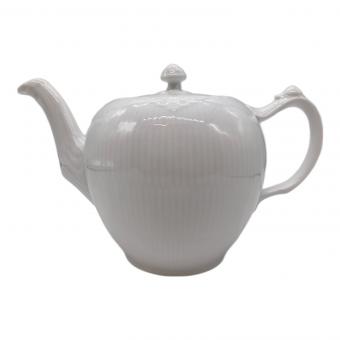 ROYAL COPENHAGEN (ロイヤル・コペンハーゲン) ティーポット ホワイトフルーテッド・プレイン