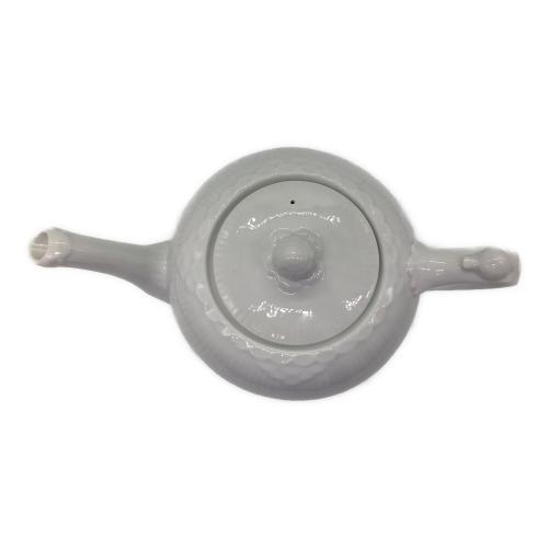 ROYAL COPENHAGEN (ロイヤル・コペンハーゲン) ティーポット ホワイトフルーテッド・プレイン