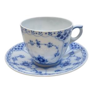 ROYAL COPENHAGEN (ロイヤル・コペンハーゲン) カップ&ソーサー ブルーフルーテッド・ハーフレース