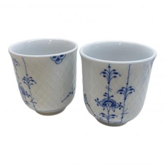 ROYAL COPENHAGEN (ロイヤル・コペンハーゲン) ペアカップ ▲ ブルーパルメッテ 2Pセット