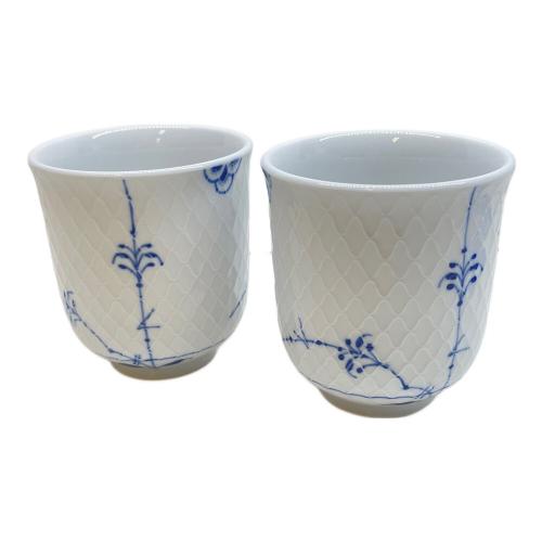 ROYAL COPENHAGEN (ロイヤル・コペンハーゲン) ペアカップ ▲ ブルーパルメッテ 2Pセット