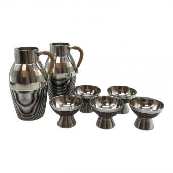 浪華 (ロウカ) 酒器揃 ▲ 徳利2・お猪口5Pセット