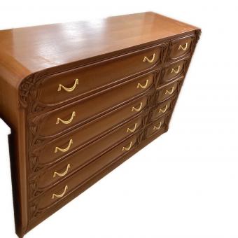 ワイドチェスト ブラウン 154 5段2列