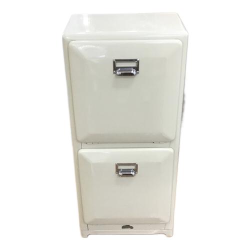 DULTON (ダルトン) トラッシュカン ダブルデッカー ホワイト