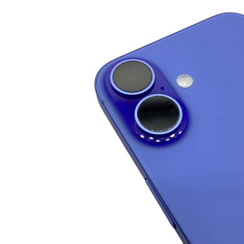 Apple (アップル) iPhone16 画面キズ有 MYDU3J/A サインアウト確認済 350417991596943 ○ SIM FREE 修理履歴無し 128GB バッテリー:Sランク(100%) 端末初期化済み