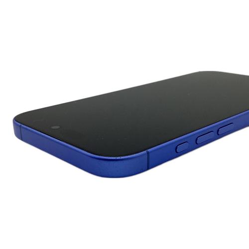 Apple (アップル) iPhone16 画面キズ有 MYDU3J/A サインアウト確認済 350417991596943 ○ SIM FREE 修理履歴無し 128GB バッテリー:Sランク(100%) 端末初期化済み