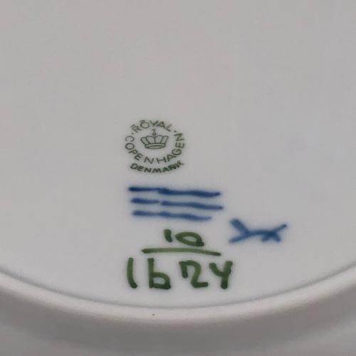 ROYAL COPENHAGEN (ロイヤル・コペンハーゲン) スーププレート ブルーフラワー・カーブ