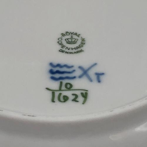 ROYAL COPENHAGEN (ロイヤル・コペンハーゲン) スーププレート ブルーフラワー・カーブ