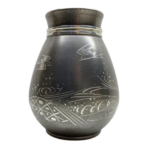 錫半 (スズハン) 茶壺 錫製