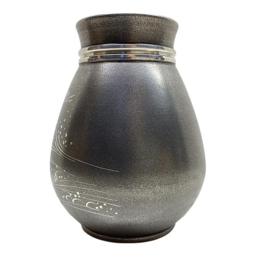 錫半 (スズハン) 茶壺 錫製