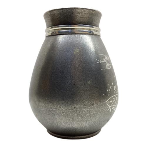 錫半 (スズハン) 茶壺 錫製