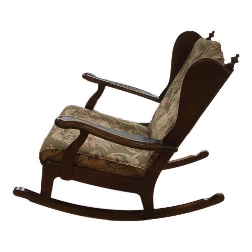 karimoku (カリモク) ロッキングチェアー ブラウン×グリーン 1人掛け